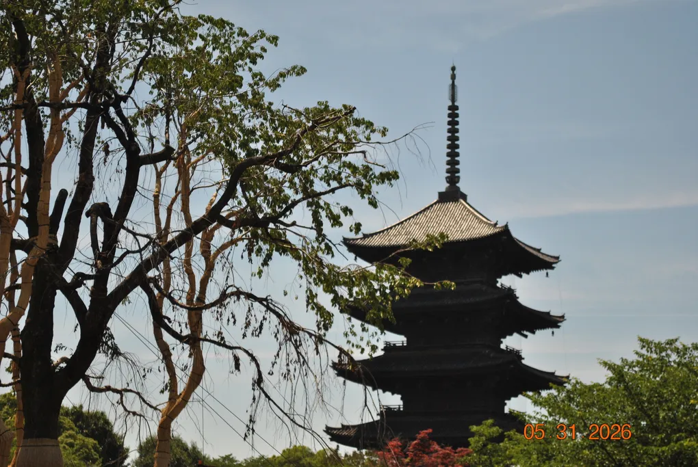 One of the Kyoto temples we worked through that morning.