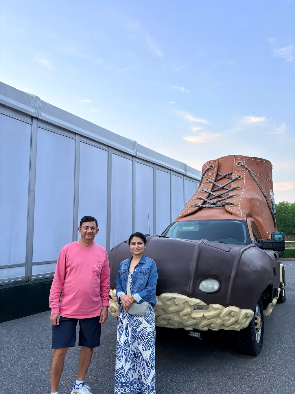 The L.L. Bean flagship in Freeport, where my dad did most of the damage.