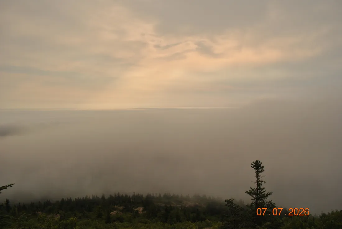 socked in at 7am