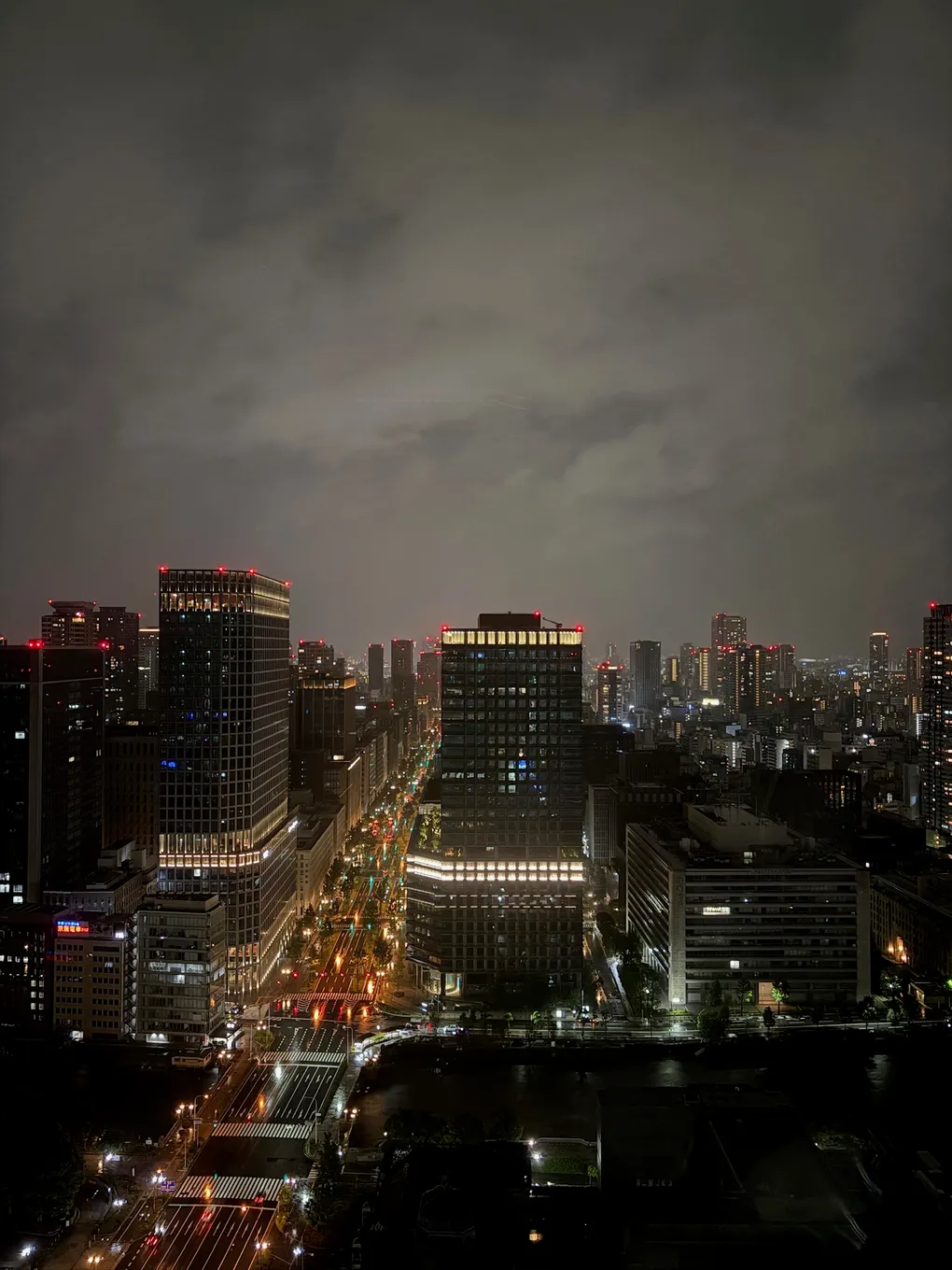 The view from the Candeo Tower rooftop bar, where the matcha milks turned out to be alcoholic.