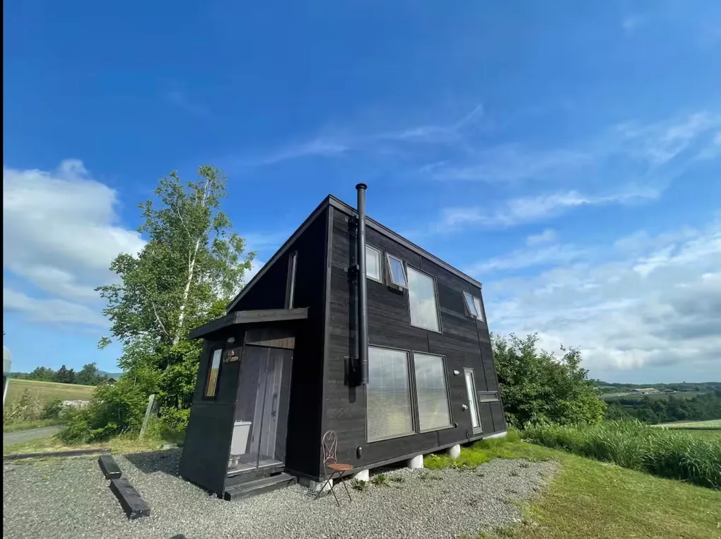 The lofted Airbnb in the Kamifurano farmland, worth every minute of the backtrack.