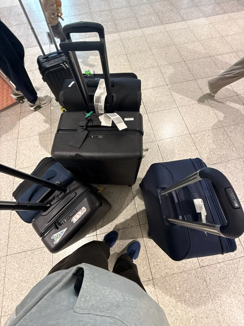 Exhibit A in why that morning was a disaster: we packed like we were never coming home.