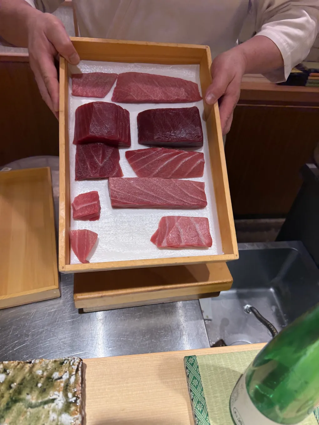 Omakase at Sushi Hajime. Good, just not the best meal of the trip, which is a whole thing I get into later.